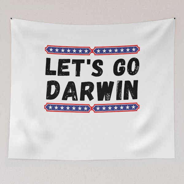 Item preview, Lets Go Darwin Funny Sarcastic designed and sold by King of Colored Stickers.