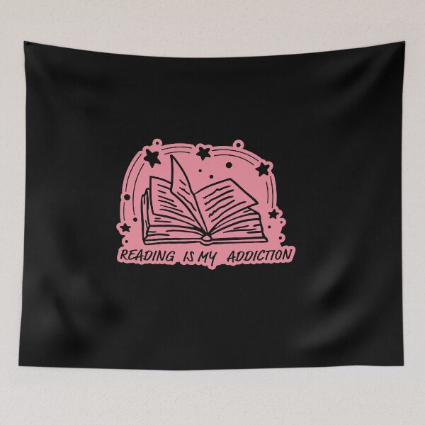 Item preview, Reading Is My Addiciton designed and sold by ArteSilenziosa.