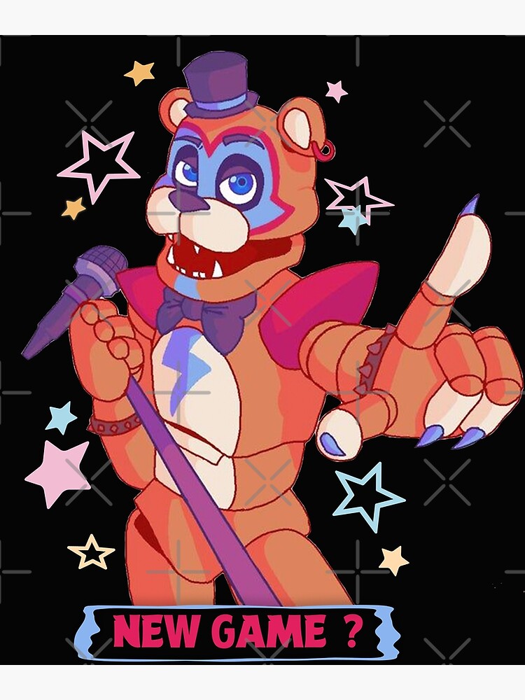 Glamrock Freddy- Freddy fazbear fnaf- Fnaf security breach fanart |  Greeting Card