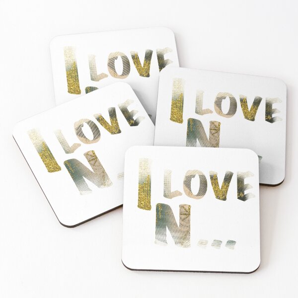 Item preview, I LOVE N ... designed and sold by kreativeadern.
