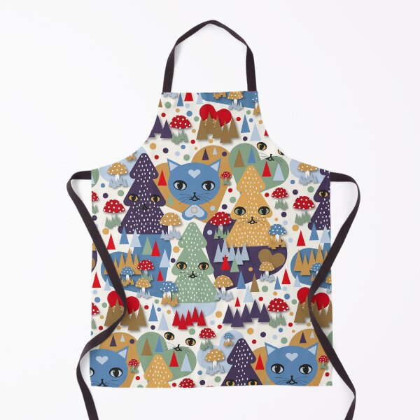 Item preview, Magical Forest Blue Cat designed and sold by ZophiaSolaris.