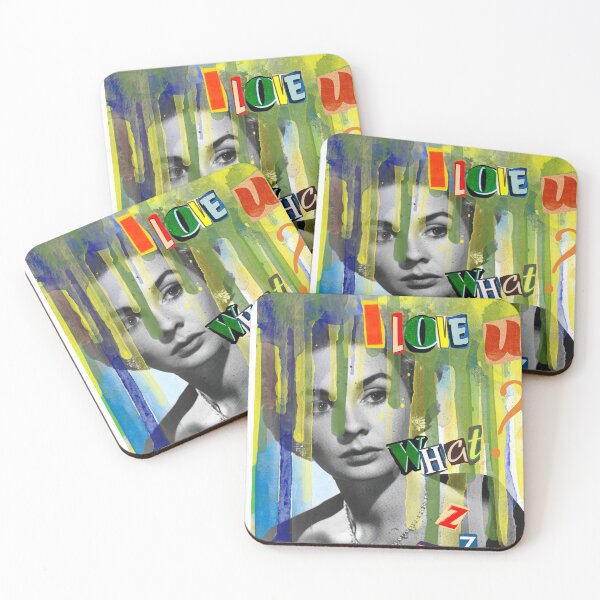 Item preview, Mixed media art with retro letters designed and sold by InnaMGraphic.