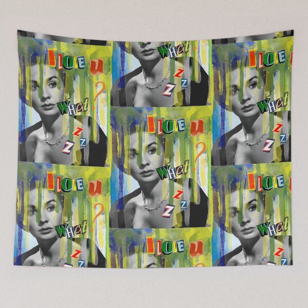 Item preview, Mixed media art with retro letters designed and sold by InnaMGraphic.