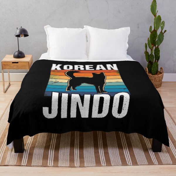 Item preview, Korean Jindo Dog Lover Vintage Gift for Jindo Mom Dad designed and sold by JooArtPrints ★★★★★.