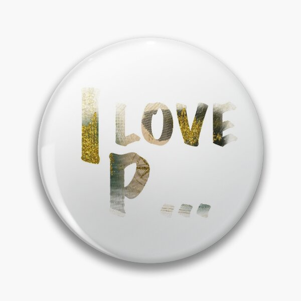 Item preview, I LOVE P ... designed and sold by kreativeadern.