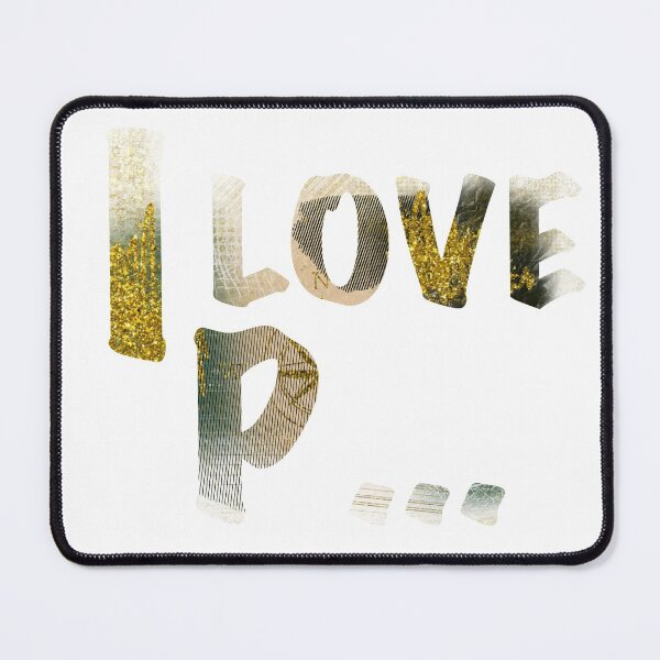 Item preview, I LOVE P ... designed and sold by kreativeadern.