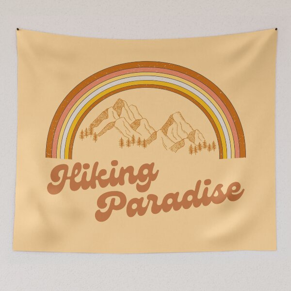 Item preview, Hiking Paradise - Mountains - 70's Vintage - Hiking - #15 designed and sold by WildBerryMount.