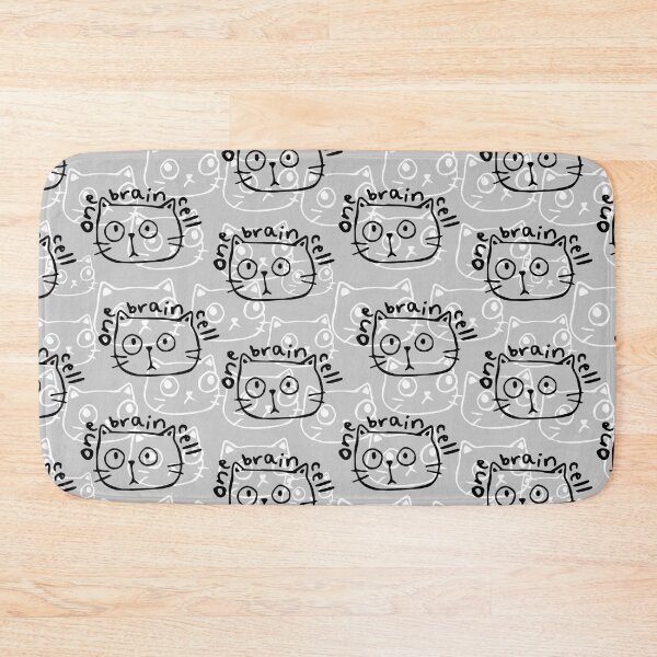 Item preview, One Brain Cell Confused Cat Cats Crowd designed and sold by Paper Hearteu.