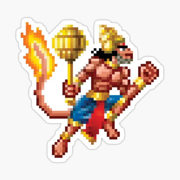 Item preview, Hanuman Pixel Art designed and sold by Lookycat.