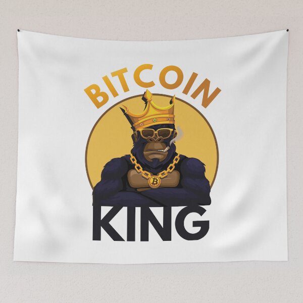 Item preview, Bitcoin King designed and sold by stickmeok.