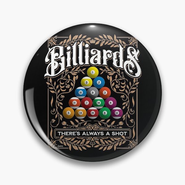 Item preview, Billiards Pool Balls Vintage Style Pool Player Design designed and sold by hobrath.