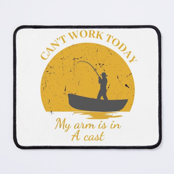 Item preview, Mens Can't Work Today My Arm is in A Cast - Funny Fishing Fathers Day Gift designed and sold by istoriadesign.
