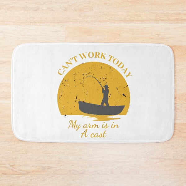 Item preview, Mens Can't Work Today My Arm is in A Cast - Funny Fishing Fathers Day Gift  designed and sold by istoriadesign.