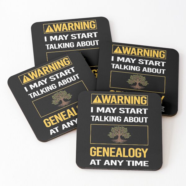 Item preview, Funny Warning Genealogy Genealogist designed and sold by ArydeaNoriega.