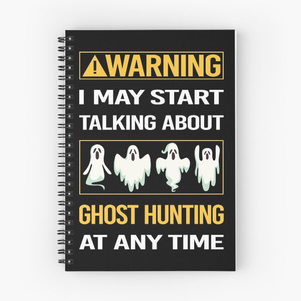 Item preview, Funny Warning Ghost Hunting Paranormal designed and sold by ArydeaNoriega.