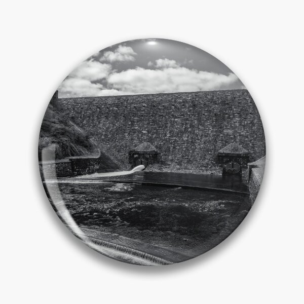 Item preview, Caban Coch Dam, Elan Valley, black and white designed and sold by MaclarenPhoto.