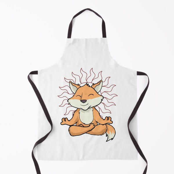 Item preview, Meditating Fox designed and sold by WildWaggers.