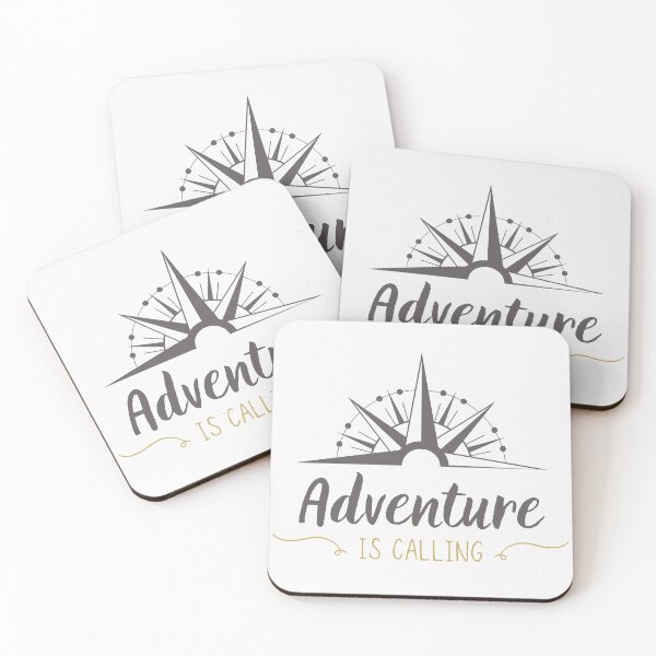 Item preview, Adventure Is Calling - Cute Compass Hiking Design -  #16 designed and sold by WildBerryMount.
