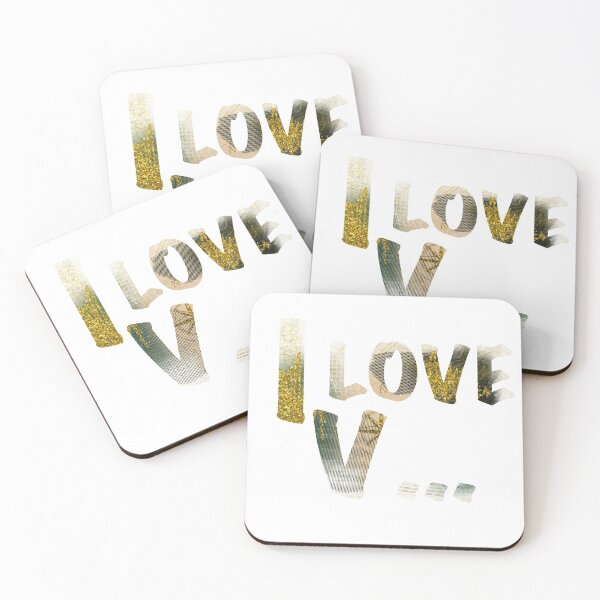 Item preview, I LOVE V ... designed and sold by kreativeadern.