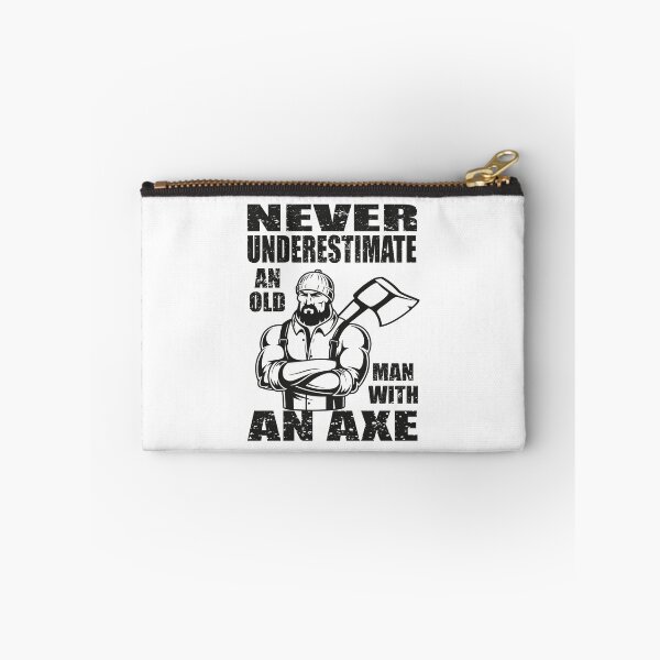 Artikelvorschau, Unterschätze niemals einen alten Mann mit einer Axt entworfen und verkauft von MqHStore.