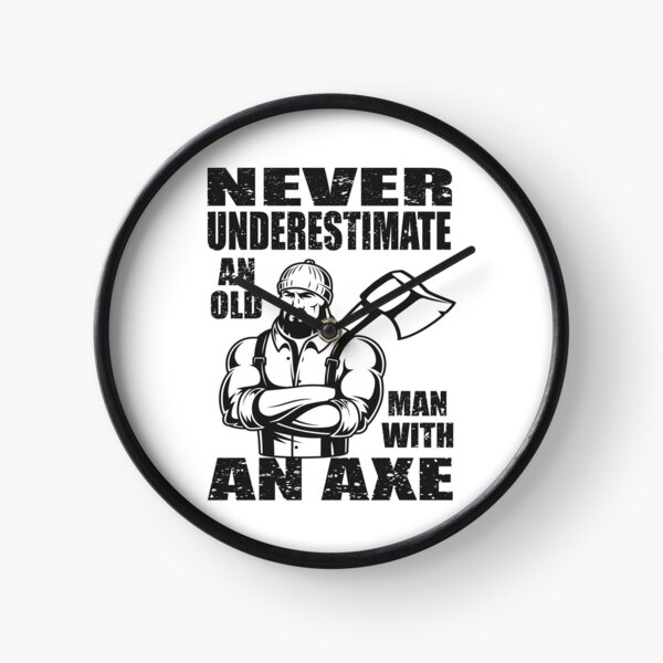 Artikelvorschau, Unterschätze niemals einen alten Mann mit einer Axt entworfen und verkauft von MqHStore.