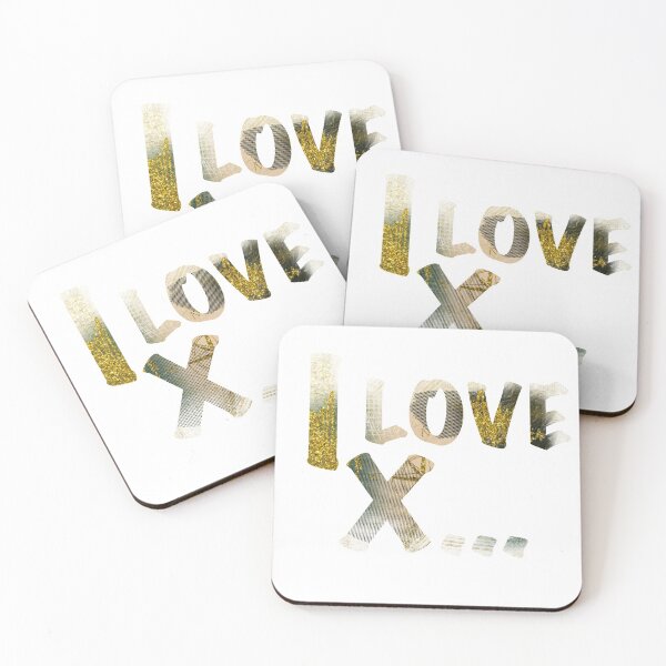 Item preview, I LOVE X ... designed and sold by kreativeadern.