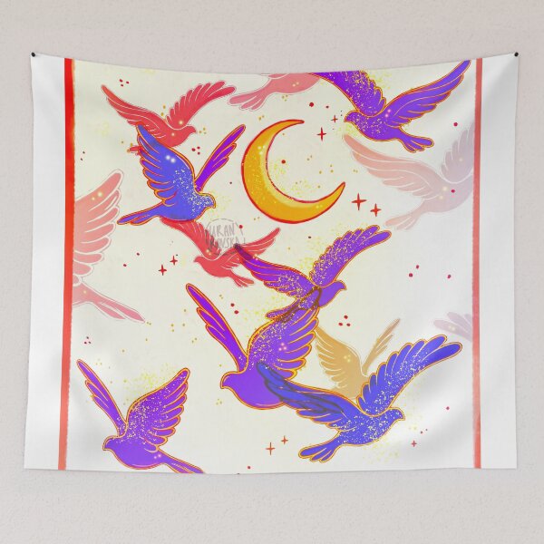 Item preview, Blue Birds. designed and sold by Violonchella.