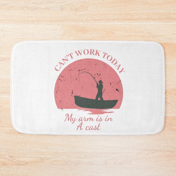 Item preview, Mens Can't Work Today My Arm is in A Cast - Funny Fishing Fathers Day Gift  designed and sold by istoriadesign.