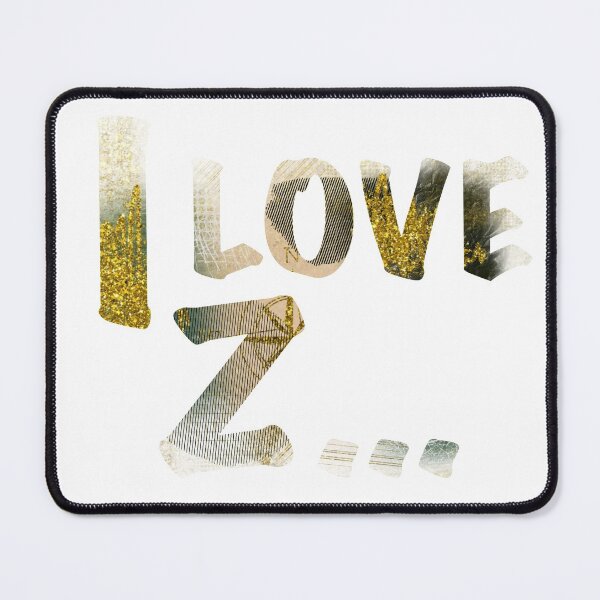 Item preview, I LOVE Z ... designed and sold by kreativeadern.