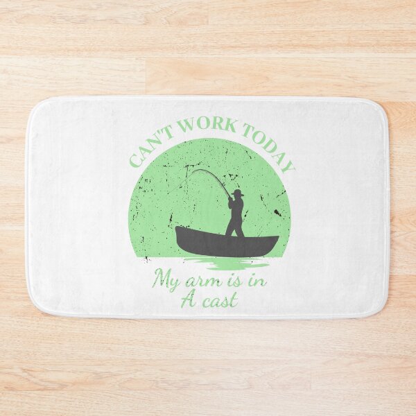 Item preview, Mens Can't Work Today My Arm is in A Cast - Funny Fishing Fathers Day Gift  designed and sold by istoriadesign.