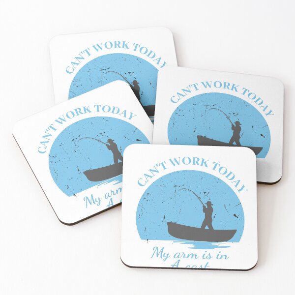 Item preview, Mens Can't Work Today My Arm is in A Cast - Funny Fishing Fathers Day Gift  designed and sold by istoriadesign.