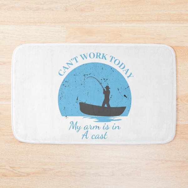 Item preview, Mens Can't Work Today My Arm is in A Cast - Funny Fishing Fathers Day Gift  designed and sold by istoriadesign.