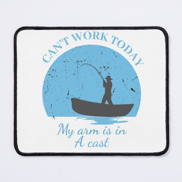 Item preview, Mens Can't Work Today My Arm is in A Cast - Funny Fishing Fathers Day Gift designed and sold by istoriadesign.