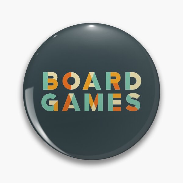 Item preview, Board Games Retro Block Text designed and sold by DiceintheDark.