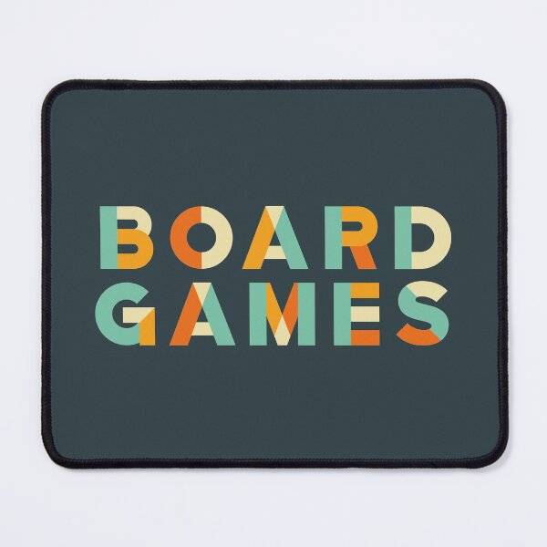 Item preview, Board Games Retro Block Text designed and sold by DiceintheDark.