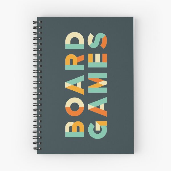 Item preview, Board Games Retro Block Text designed and sold by DiceintheDark.