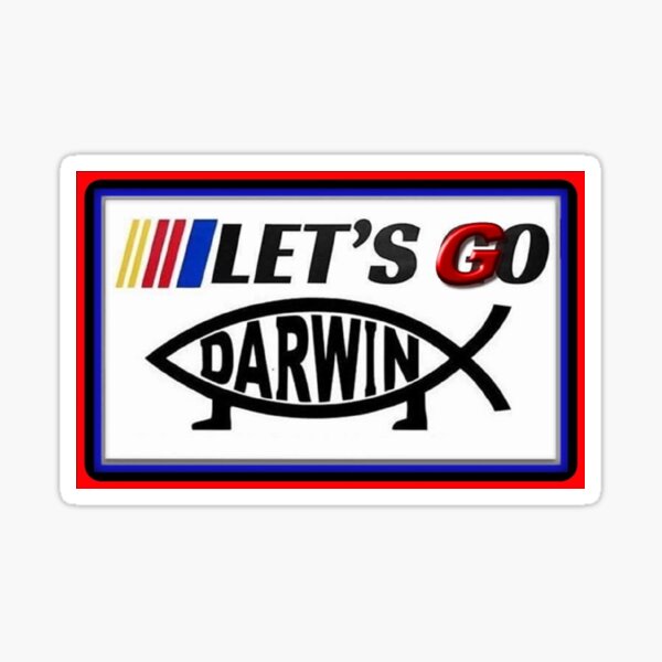 Let's Go DARWIN Sticker