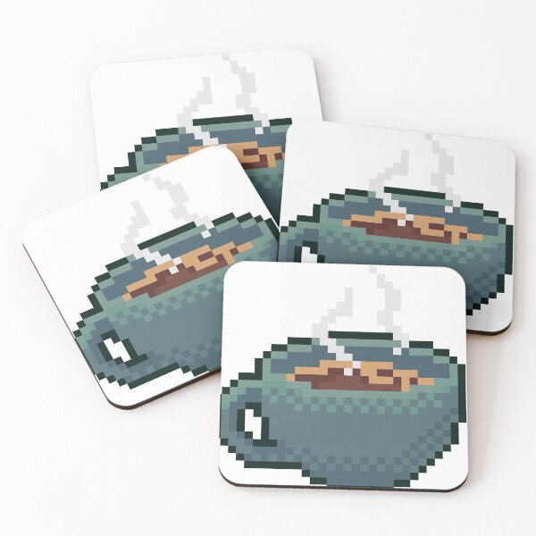 Item preview, Pixel Coffee green designed and sold by Artwithkat.