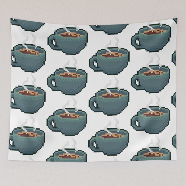 Item preview, Pixel Coffee green designed and sold by Artwithkat.