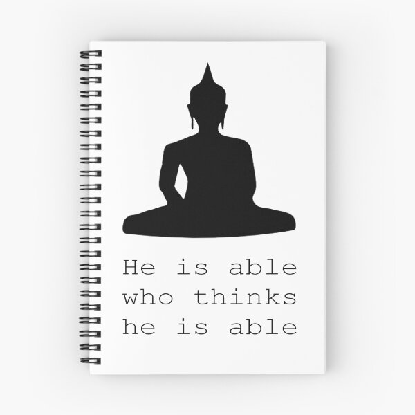 Item preview, He is able who thinks he is able Buddha Quote, Motivational poster, Inspirational Quote designed and sold by Nathan Moore.