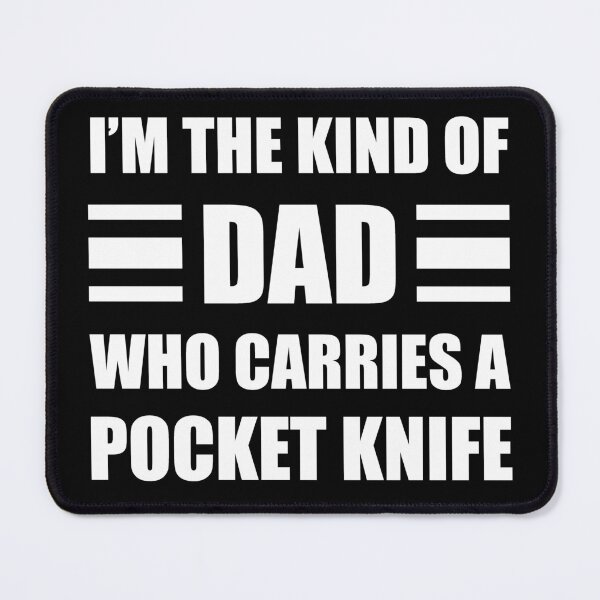 Item preview, Pocket Knife Dad Everyday Carry designed and sold by Huhnerdieb Apparel.