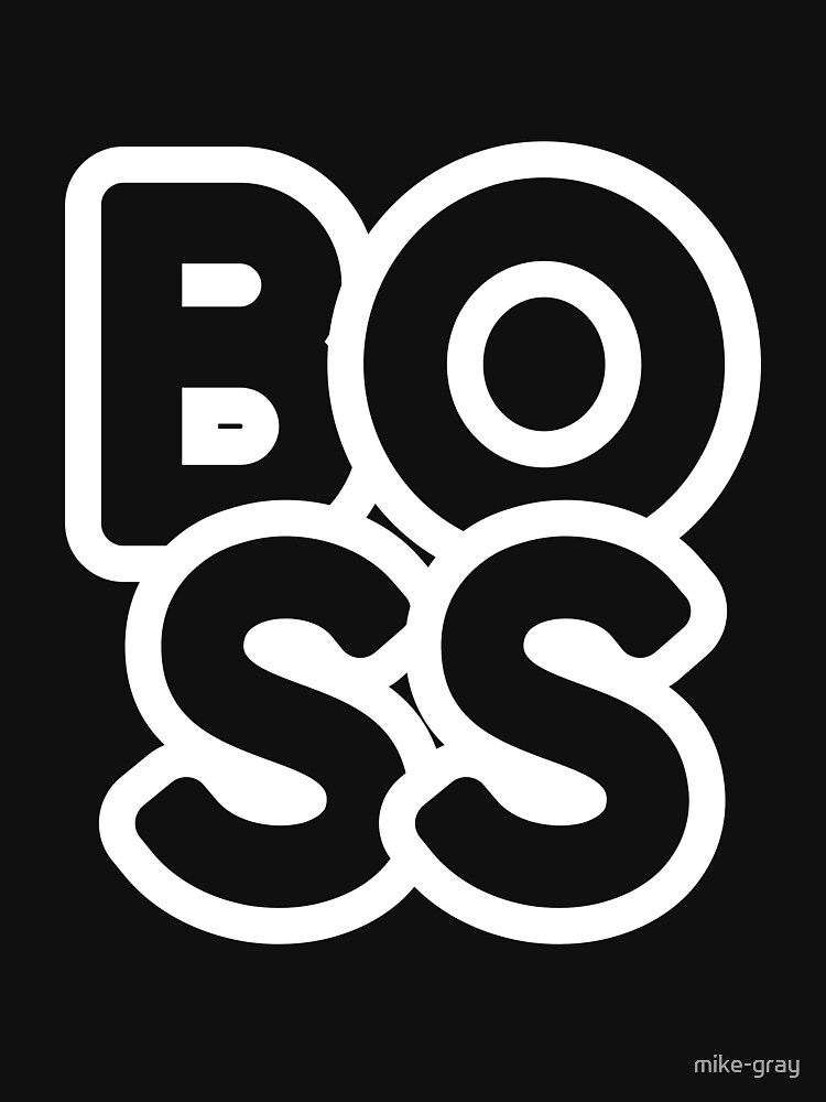 Boss Big Motivational Words 4 Letter Square by mike-gray