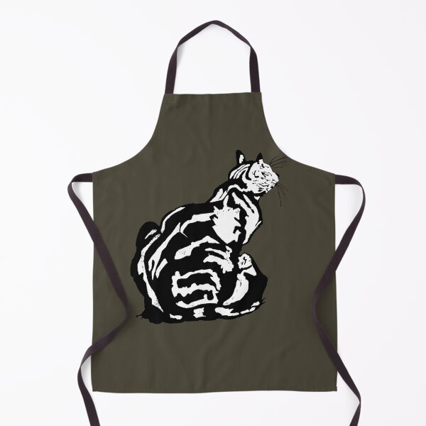 Item preview, Back View Of An Insubordinate Tabby Cat Illustration designed and sold by taiche.