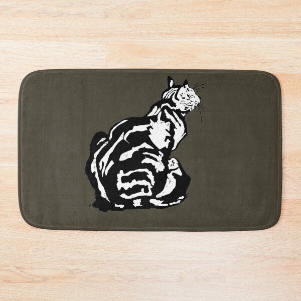 Item preview, Back View Of An Insubordinate Tabby Cat Illustration designed and sold by taiche.