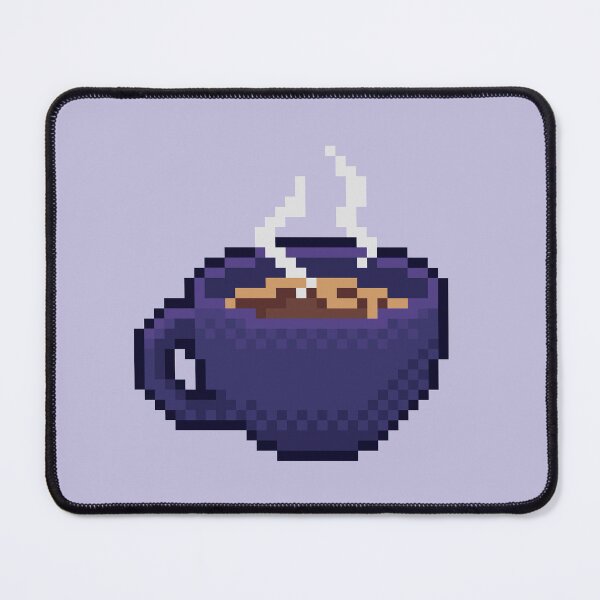 Item preview, Copy of Copy of Pixel Coffee blue designed and sold by Artwithkat.