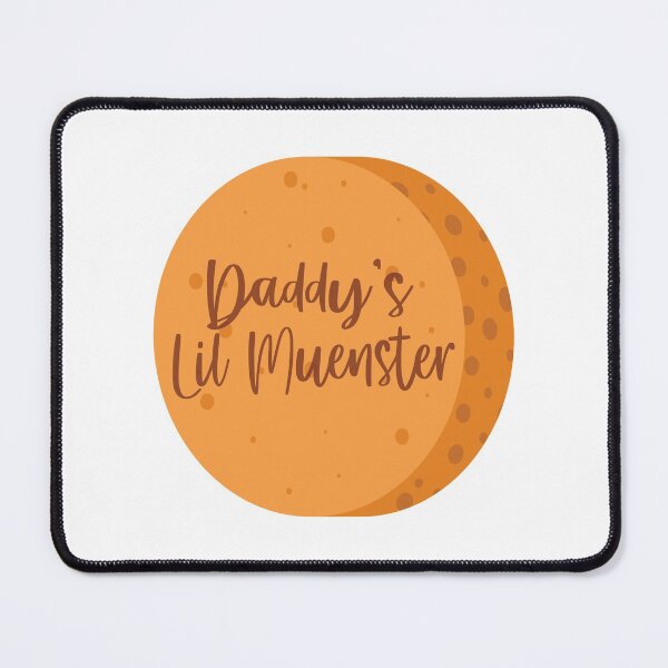Item preview, Funny Cheese Pun - Daddy's Little Muenster designed and sold by MclaughlinGifts.
