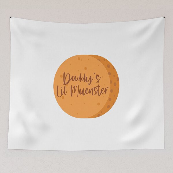 Item preview, Funny Cheese Pun - Daddy's Little Muenster designed and sold by MclaughlinGifts.