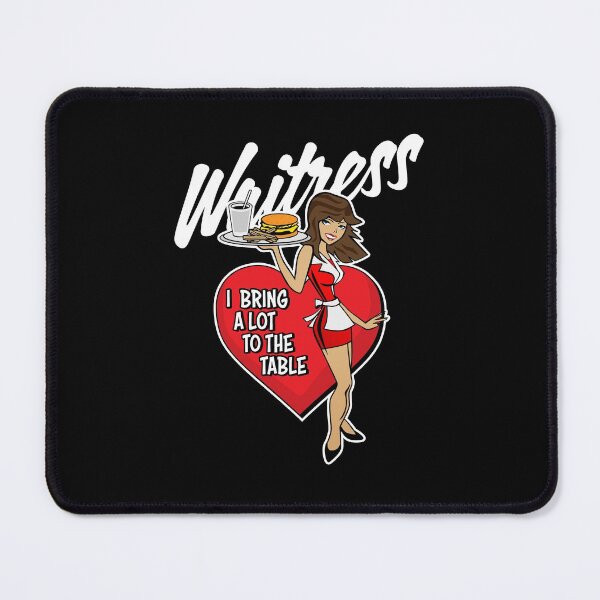 Item preview, Waitress - I Bring A Lot To The Table Cute Cartoon Design designed and sold by hobrath.
