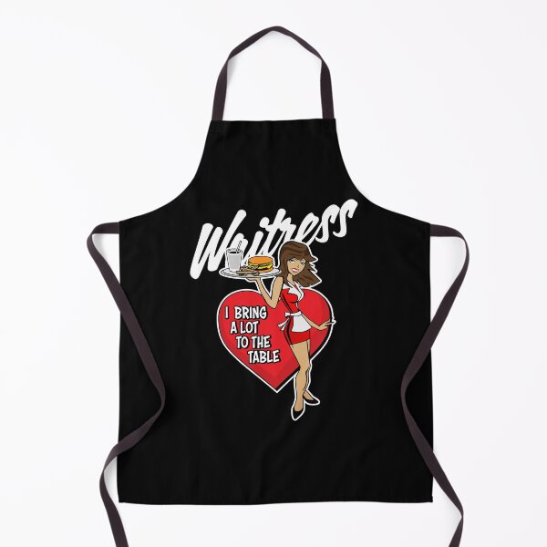 Item preview, Waitress - I Bring A Lot To The Table Cute Cartoon Design designed and sold by hobrath.