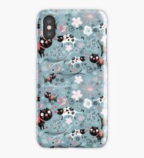 Funny cats in love iPhone Case
